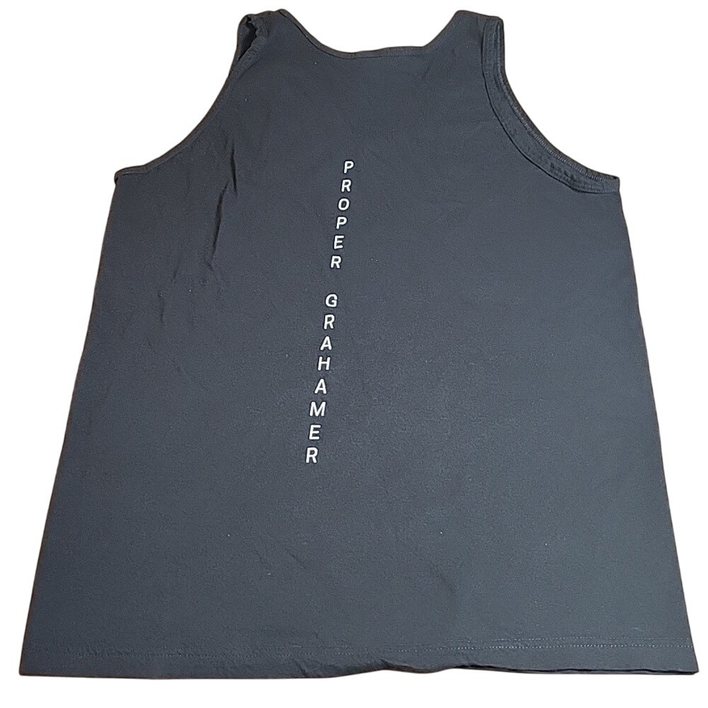 American Apparel‎ "Proper Grahamer" Tank Top, Black, Size Medium
